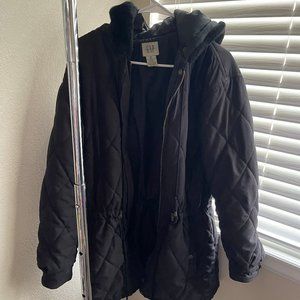 Gap winter parka jacket black